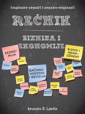 cover image of Rečnik biznisa i ekonomije